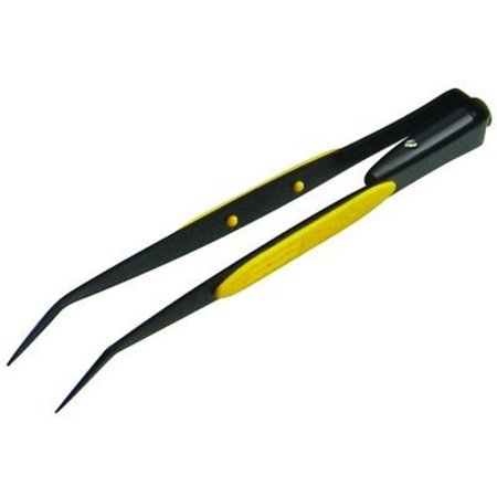 GENERAL TOOLS TWEEZERS BENT TIP LIGHTED GN70408